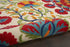 Red and Multicolor Indoor Outdoor Runner Rug